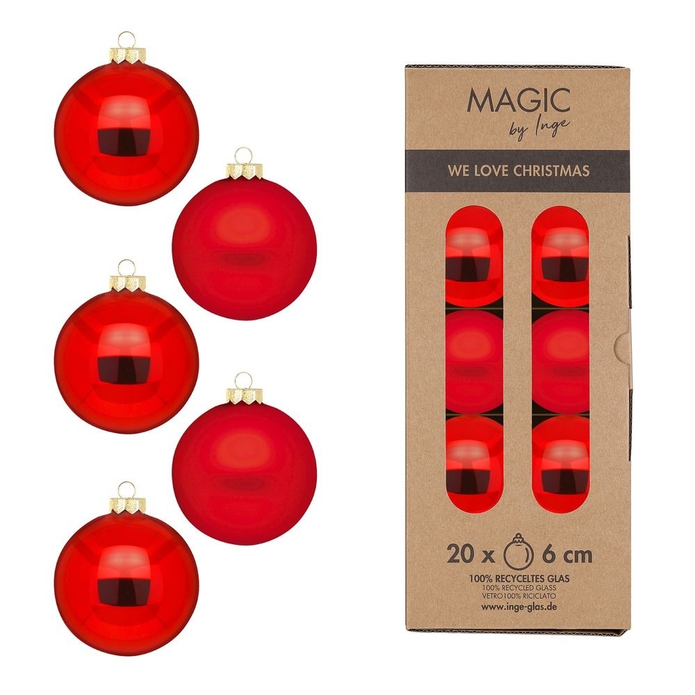 Набор ёлочных игрушек Шары Inges Magic | Фото 1