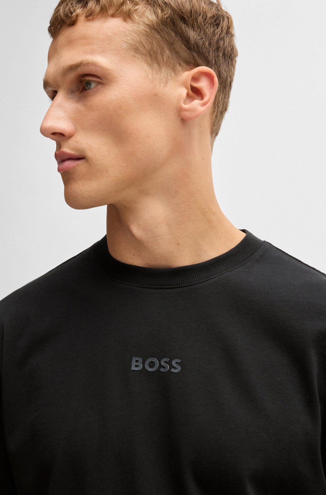 Мужская хлопковая футболка BOSS Green | Фото 5