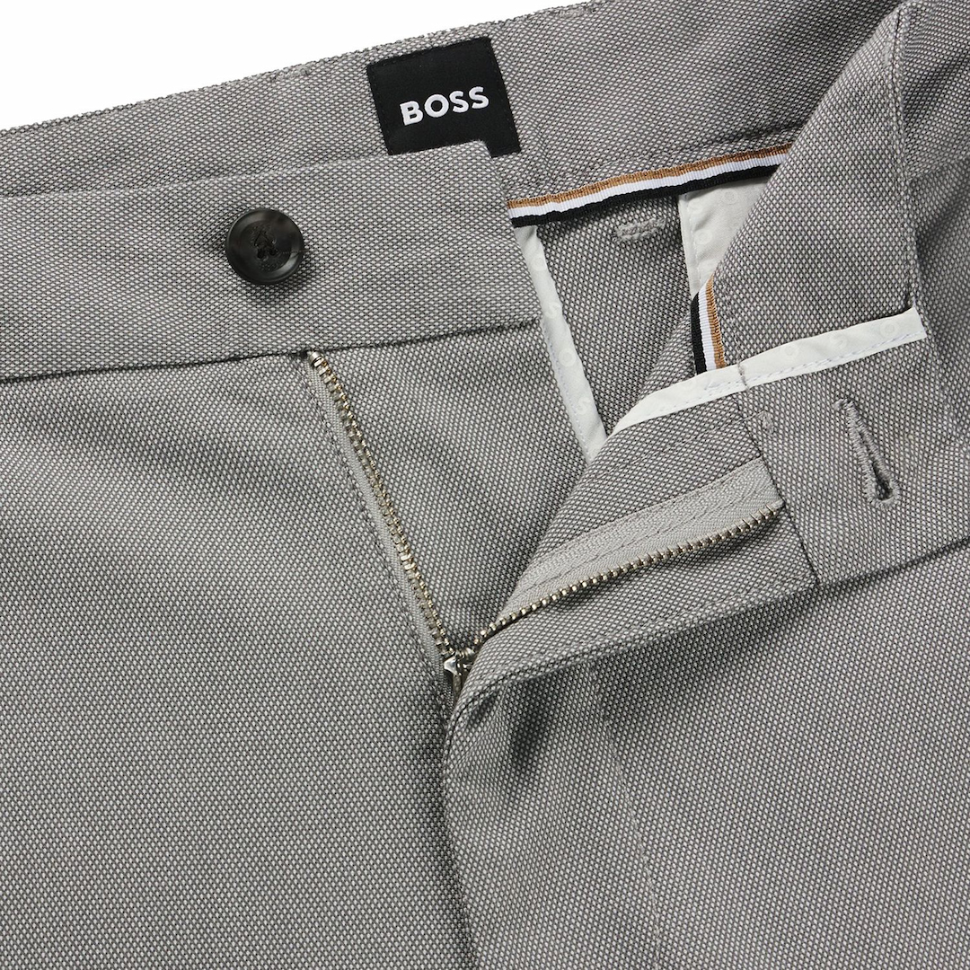Мужские серые брюки BOSS | Фото 4