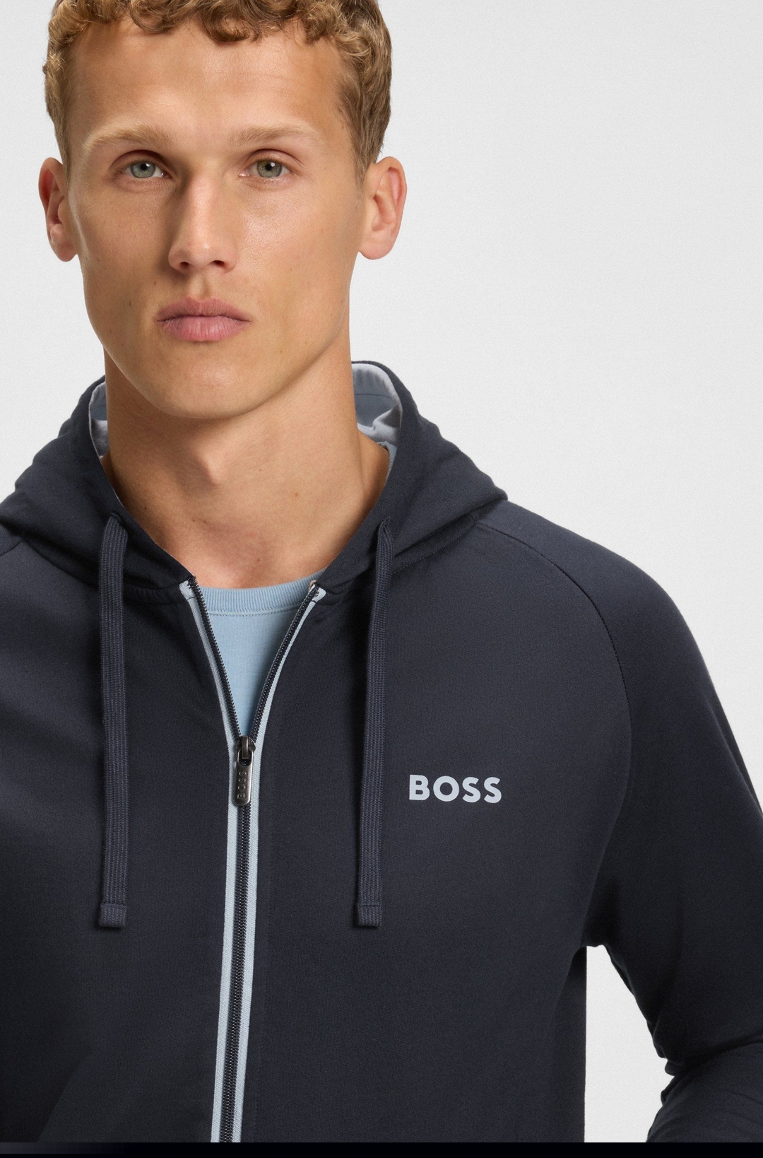 Мужская спортивная толстовка из хлопка BOSS Green | Фото 4