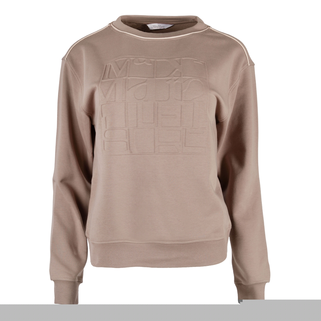 Женский свитшот с объёмным логотипом Max Mara Leisure | Фото 1