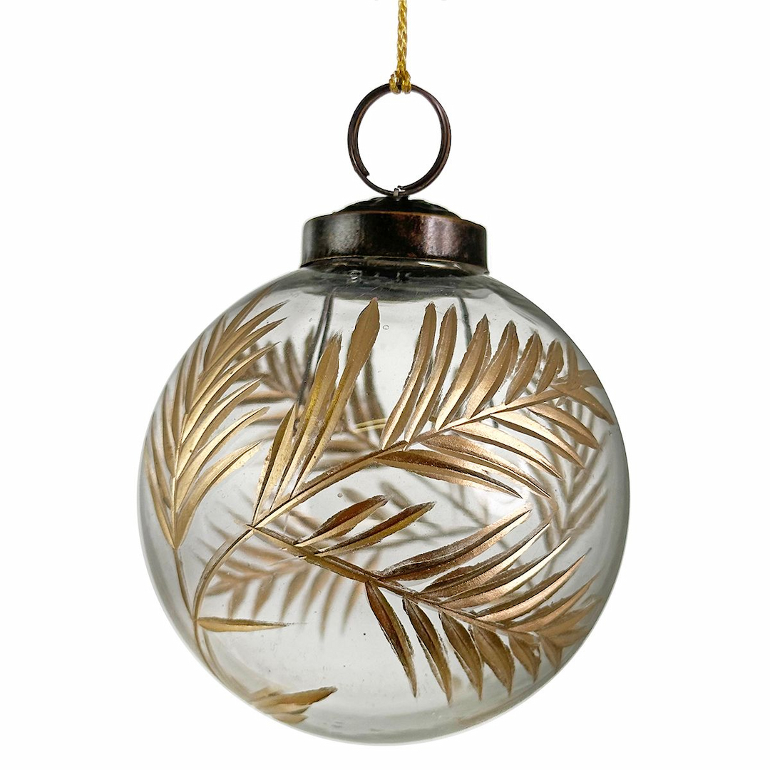 Ёлочная игрушка Шар с листьями  Shi-Shi | Фото 1