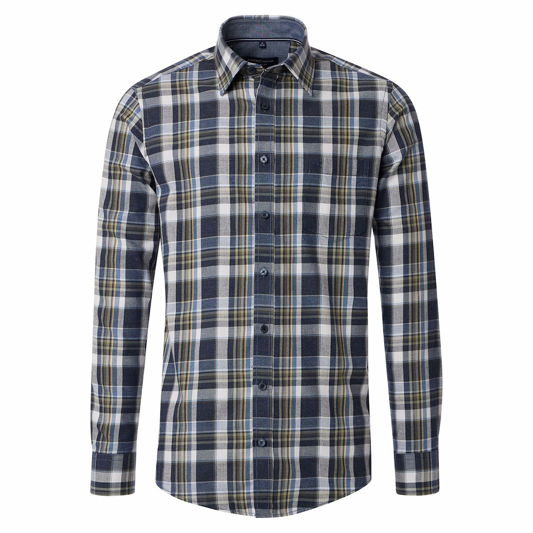 Мужская рубашка в клетку Casa Moda | Фото 1
