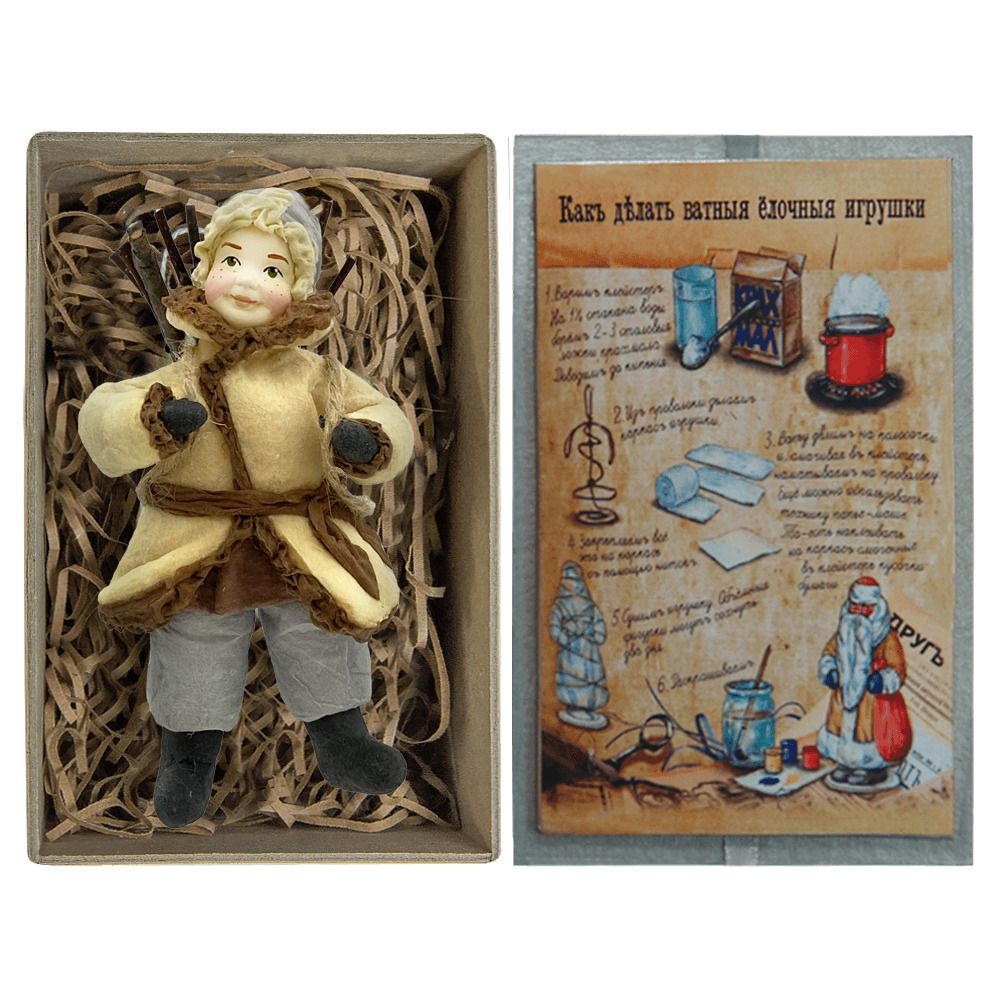 Ёлочная игрушка Мальчик с хворостом Душистыя радости | Фото 2