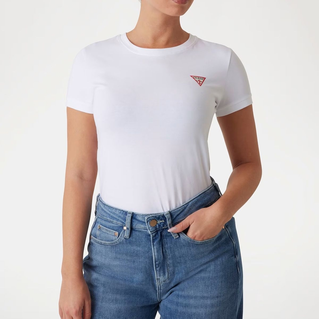 Женская базовая футболка Guess  | Фото 2
