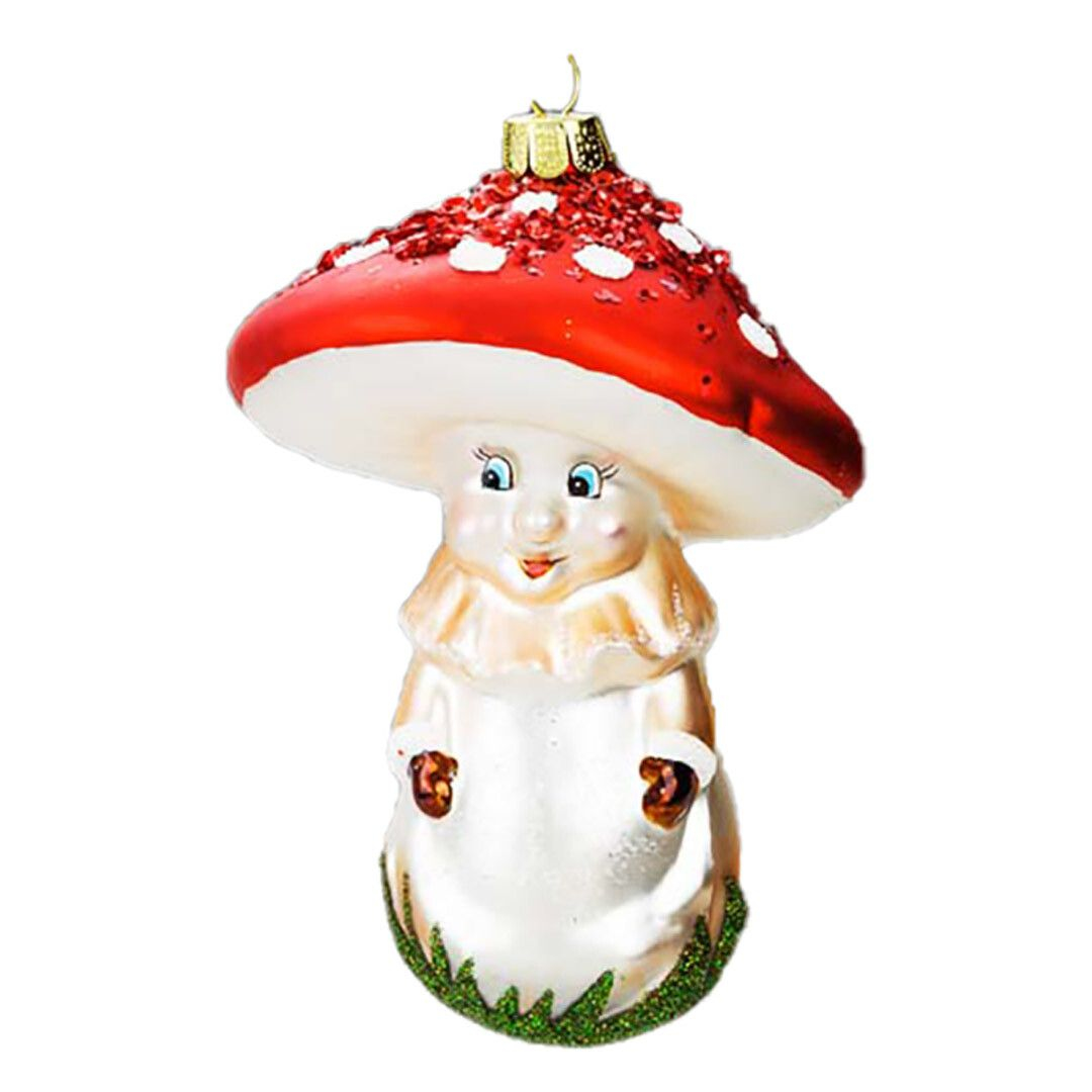 Ёлочная игрушка Гриб-лесовичок Holiday Classics | Фото 1
