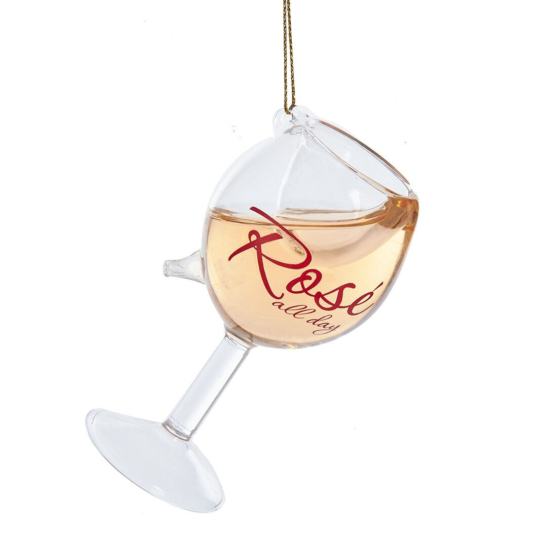 Ёлочная игрушка Бокал вина, Kurt S. Adler, 10 см | Фото 1