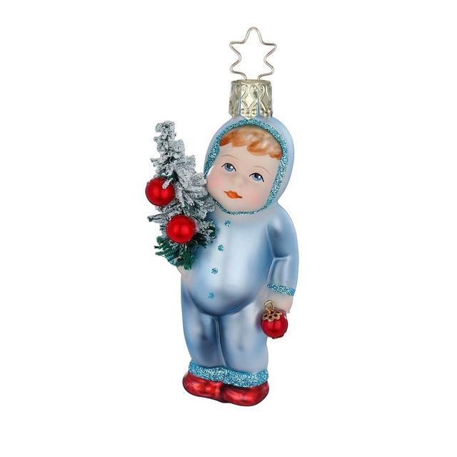 Ёлочная игрушка Мальчик с ёлкой  Inge Glas