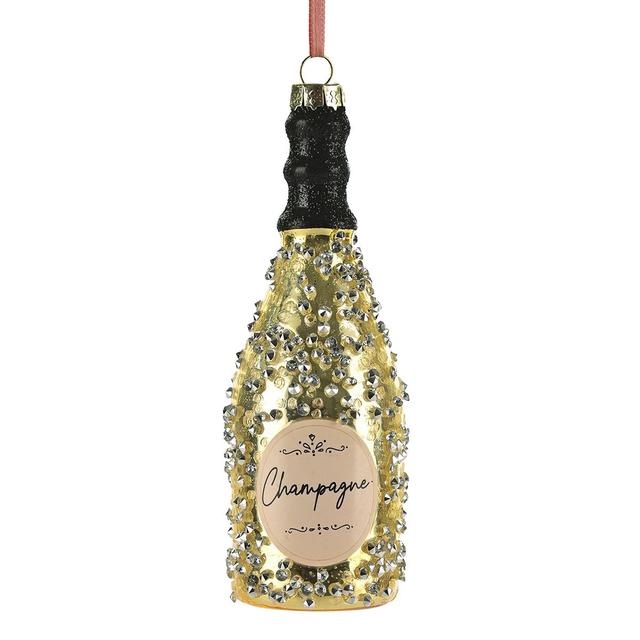 Ёлочная игрушка Бутылка шампанского со стразами  Gift Company