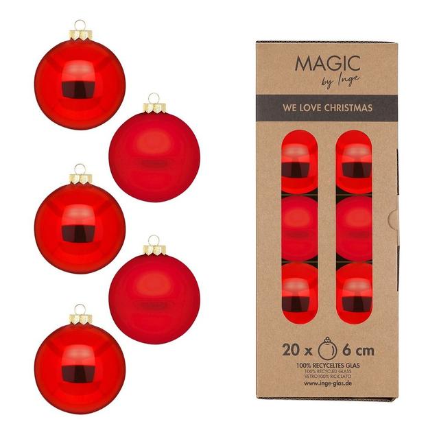 Набор ёлочных игрушек Шары Inges Magic