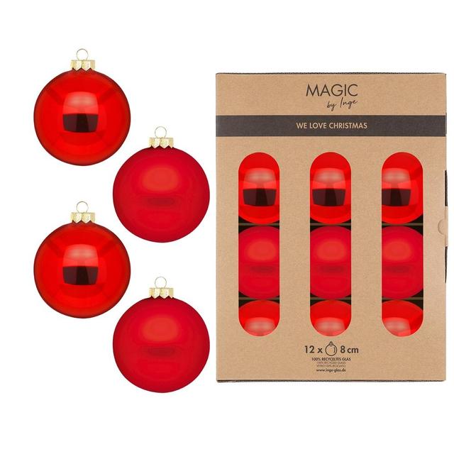 Набор ёлочных игрушек Шары Inges Magic