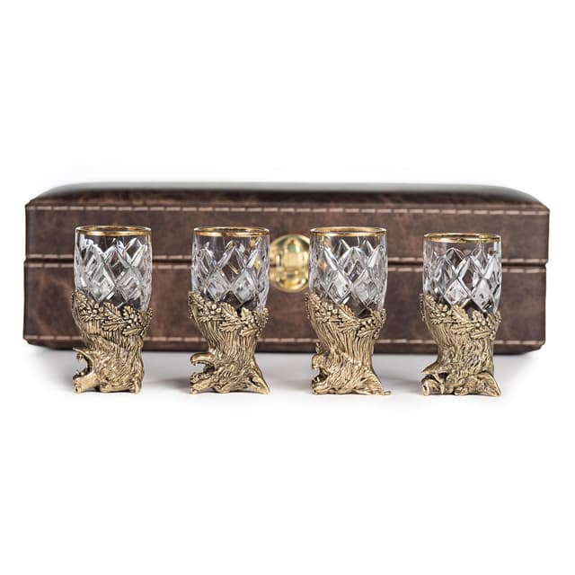 Чарки Могучие звери Медведь-Волк-Рысь-Кабан Ренессанс