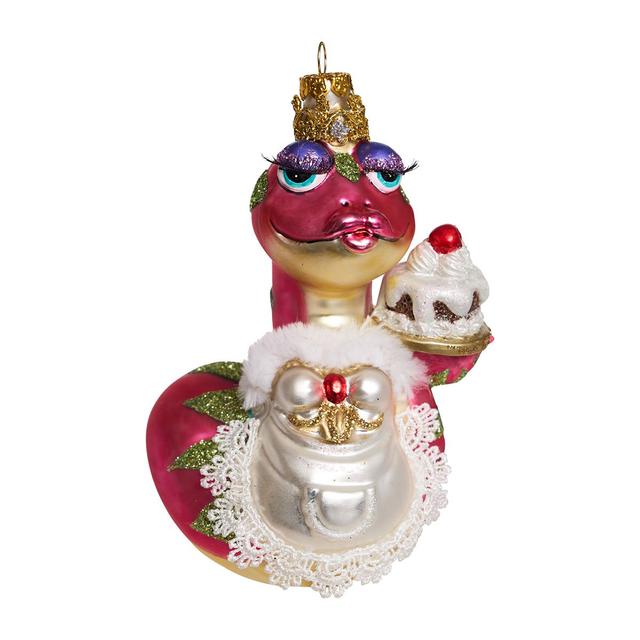 Ёлочная игрушка Змея королева десертов Holiday Classics