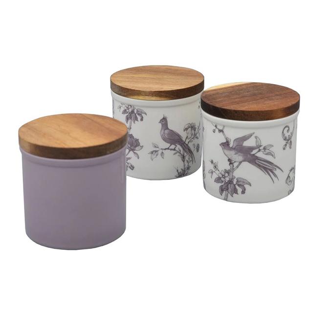 Набор банок с крышками ИФЗ Monplaisir Violet