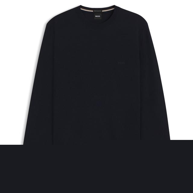 Мужской классический джемпер из шерсти BOSS Black