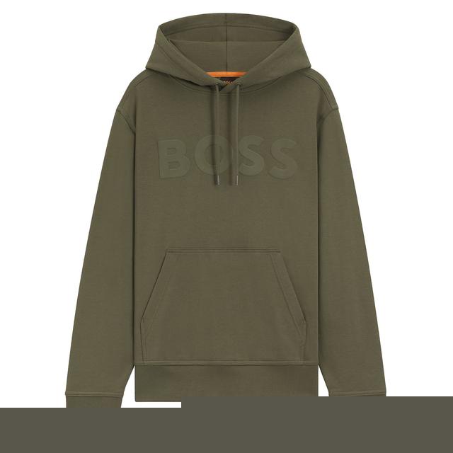 Мужское худи из хлопка BOSS Orange