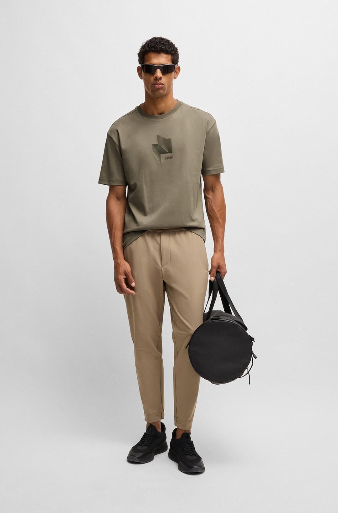 Мужская футболка из хлопка BOSS | Фото 5