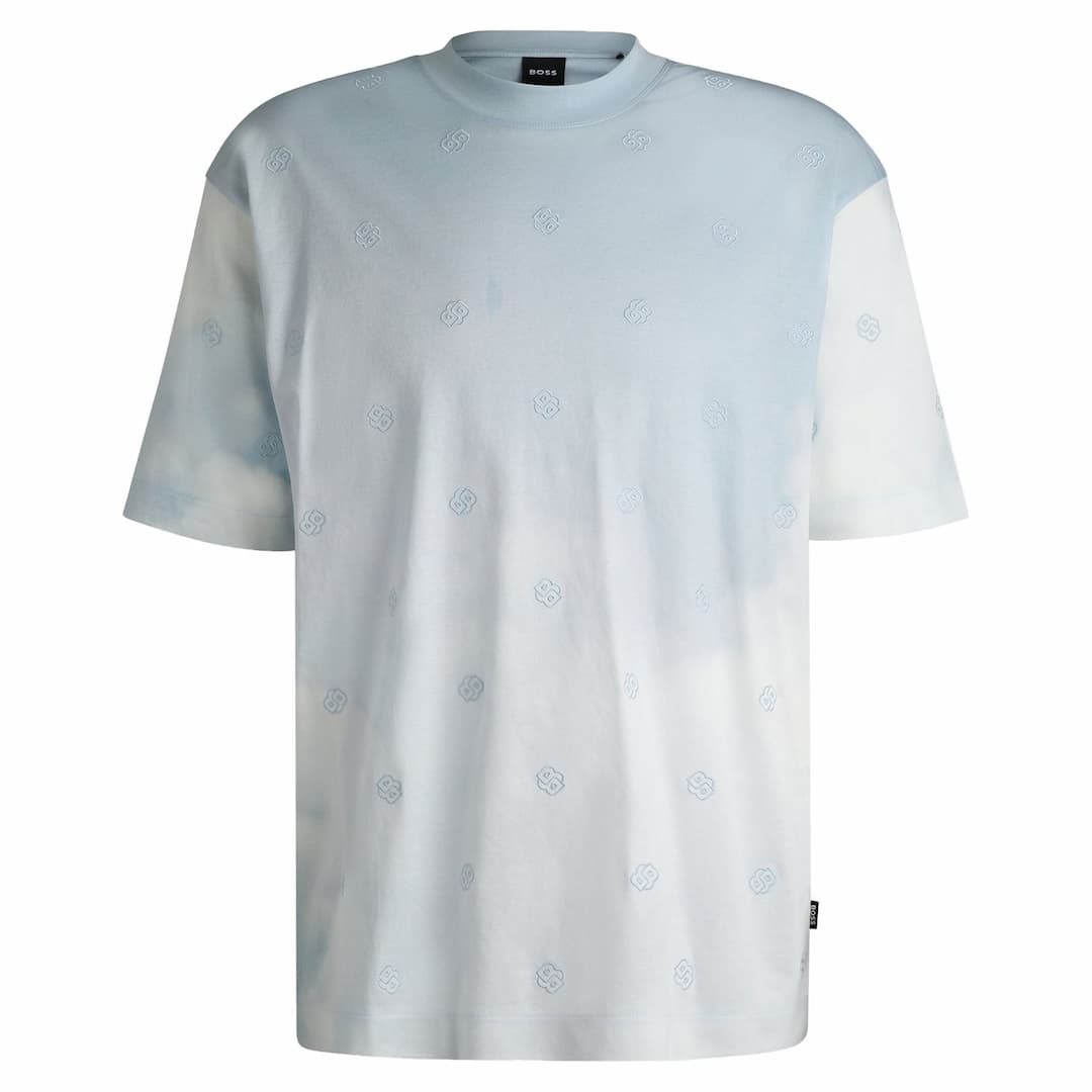 Мужская футболка с монограммой BOSS | Фото 1