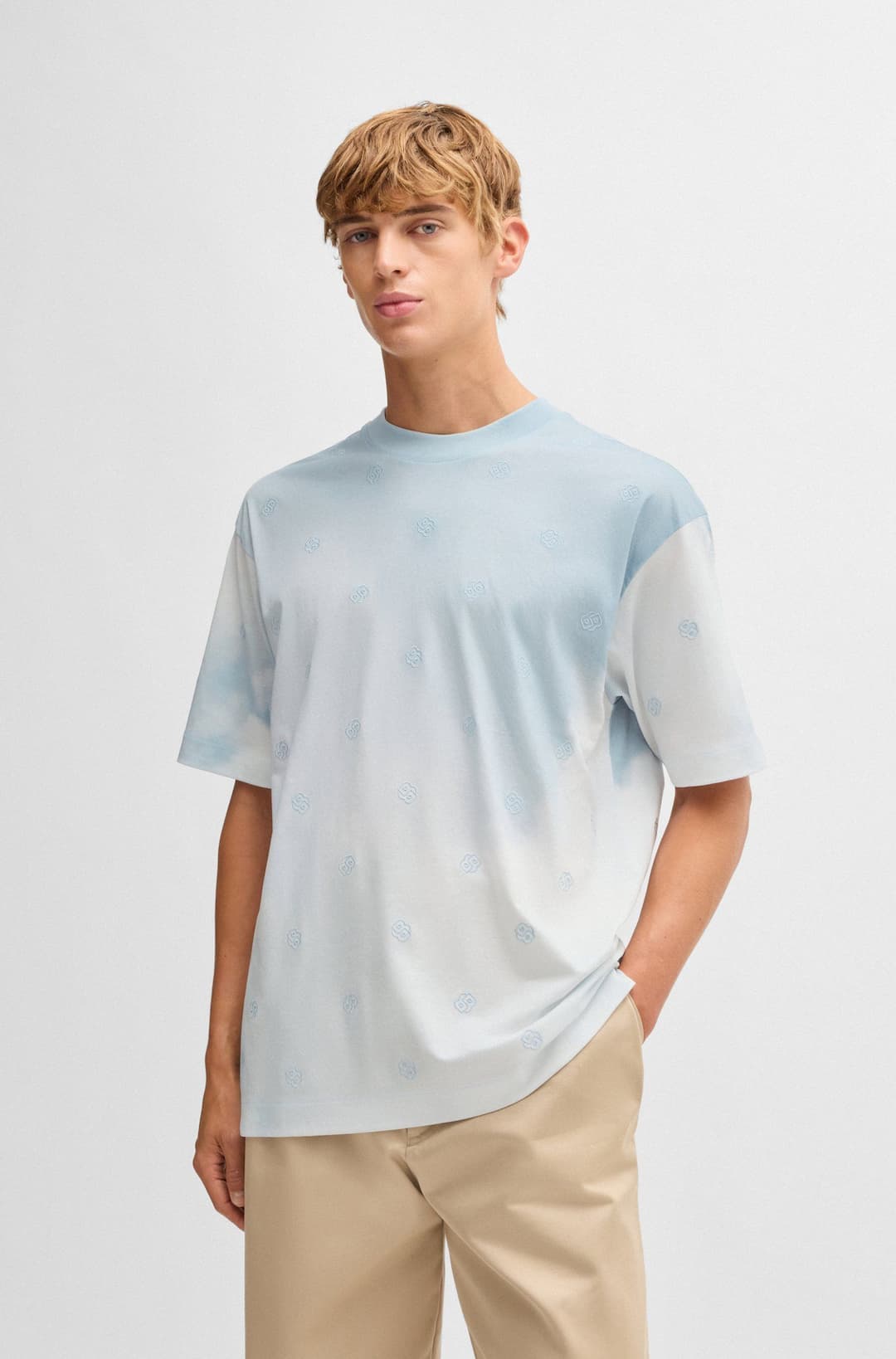 Мужская футболка с монограммой BOSS | Фото 2