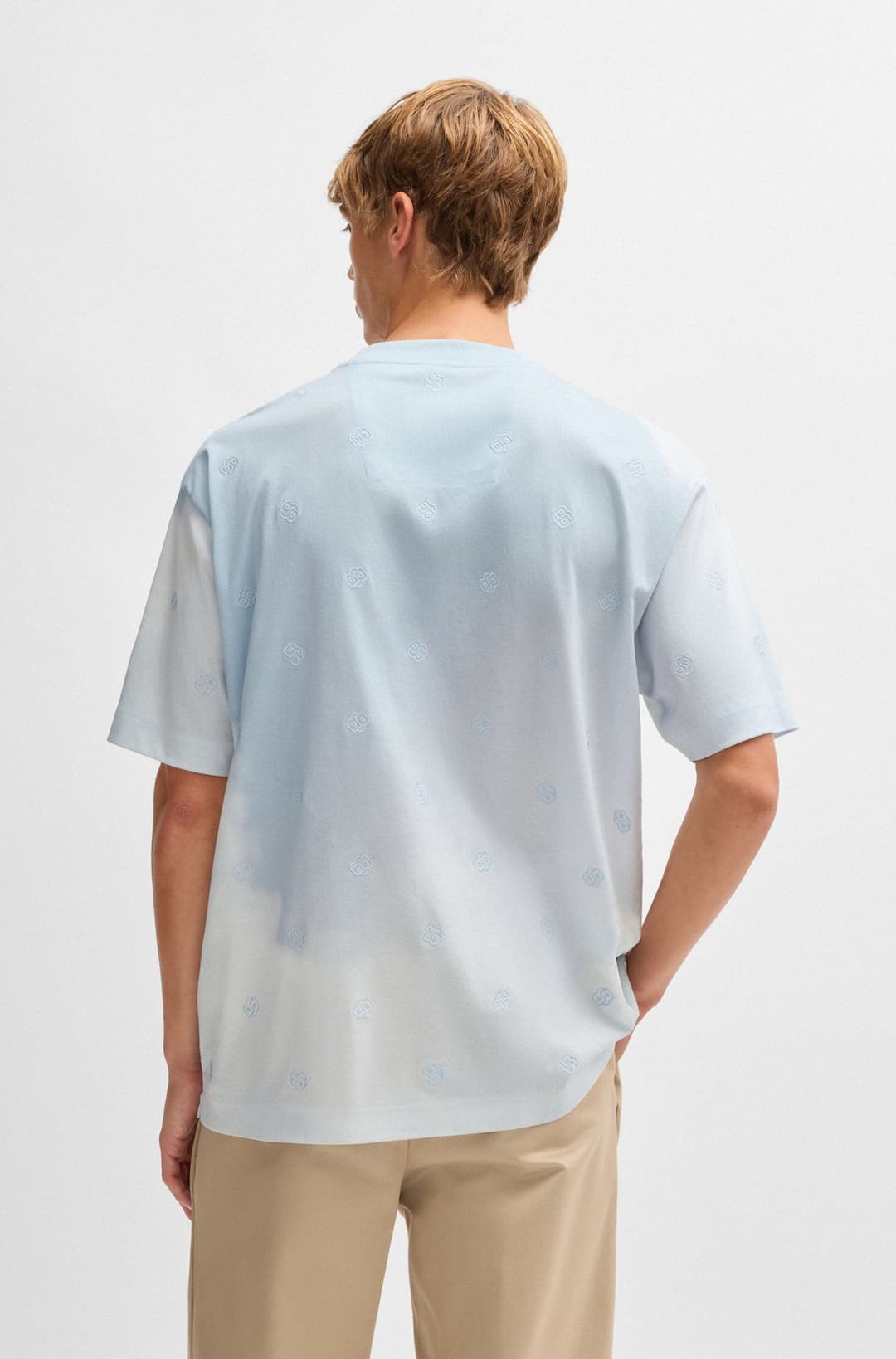 Мужская футболка с монограммой BOSS | Фото 3