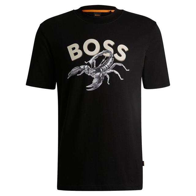 Мужская футболка с фото-печатью BOSS Orange