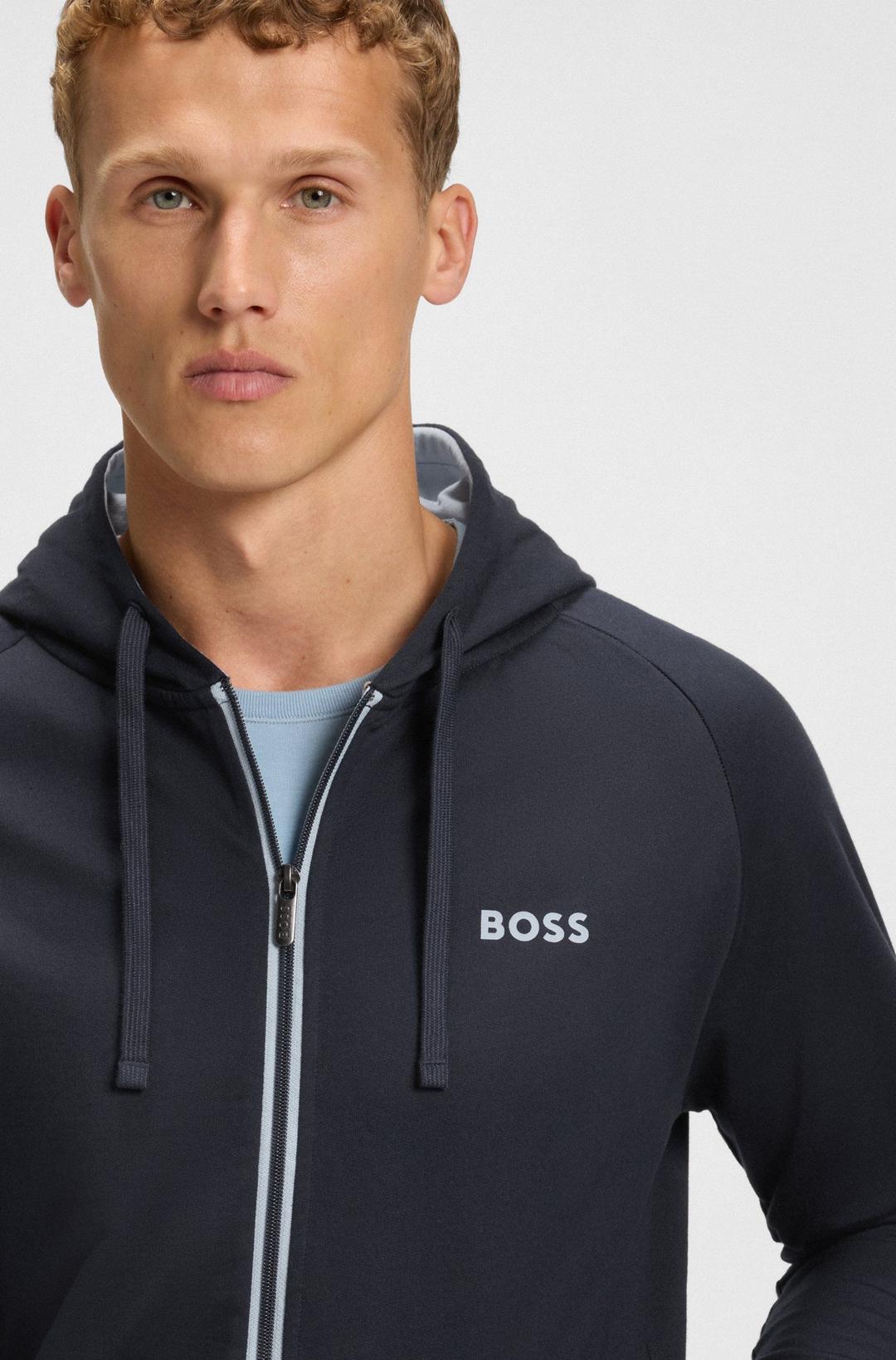 Мужская спортивная толстовка из хлопка BOSS Green | Фото 4