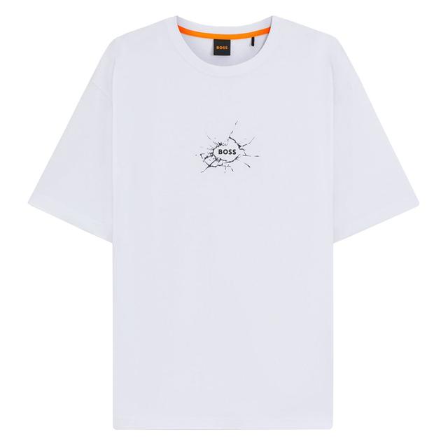 Мужская футболка из хлопка BOSS Orange