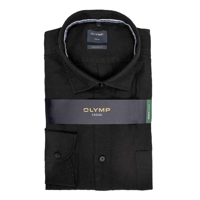 Мужская льняная рубашка Olymp