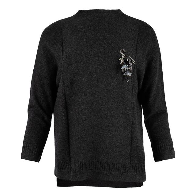 Женский кашемировый джемпер с брошью MIR CASHMERE