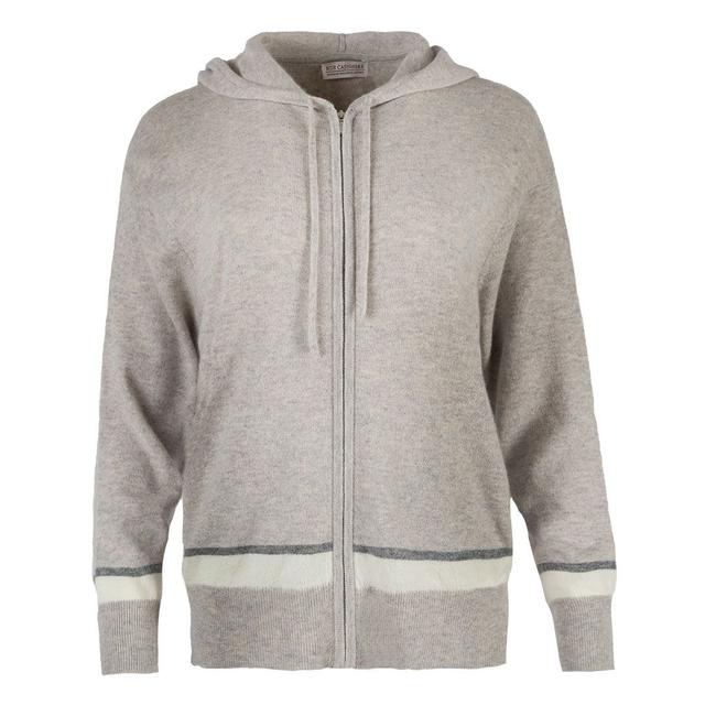 Женское кашемировое худи на молнии MIR CASHMERE