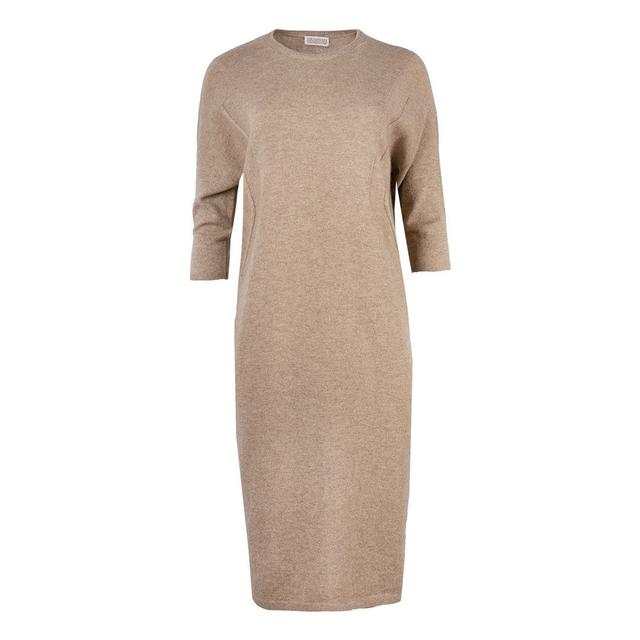 Кашемировое платье с рукавами 3/4 MIR CASHMERE