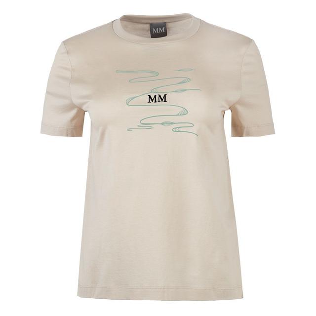 Женская хлопковая футболка Max Mara Leisure
