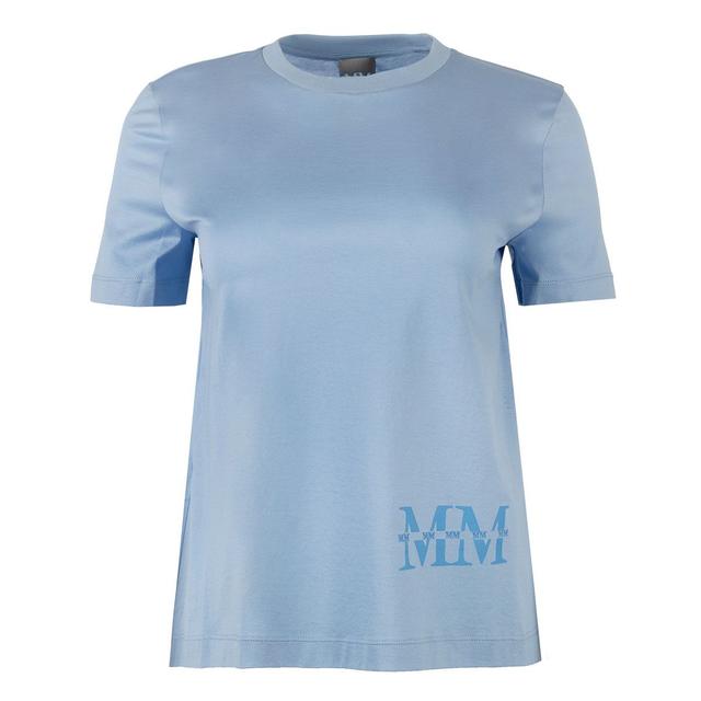 Женская хлопковая футболка Max Mara Leisure