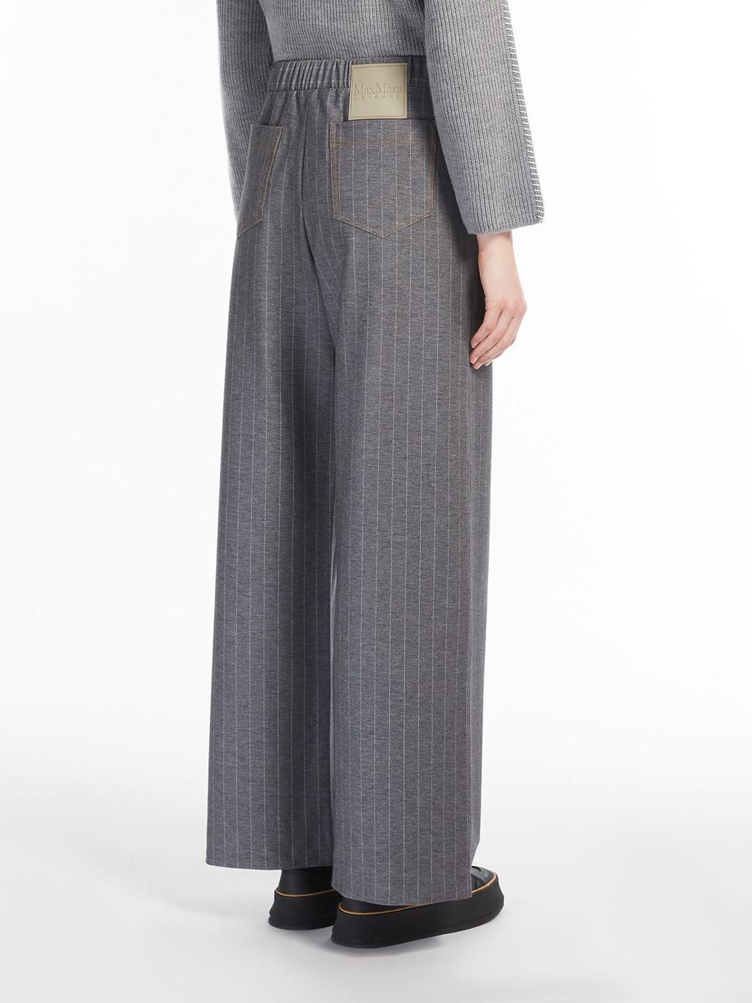 Женские трикотажные брюки в полоску Max Mara Leisure | Фото 3