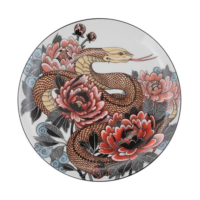 Тарелка декоративная ИФЗ Tattoo Serpenta