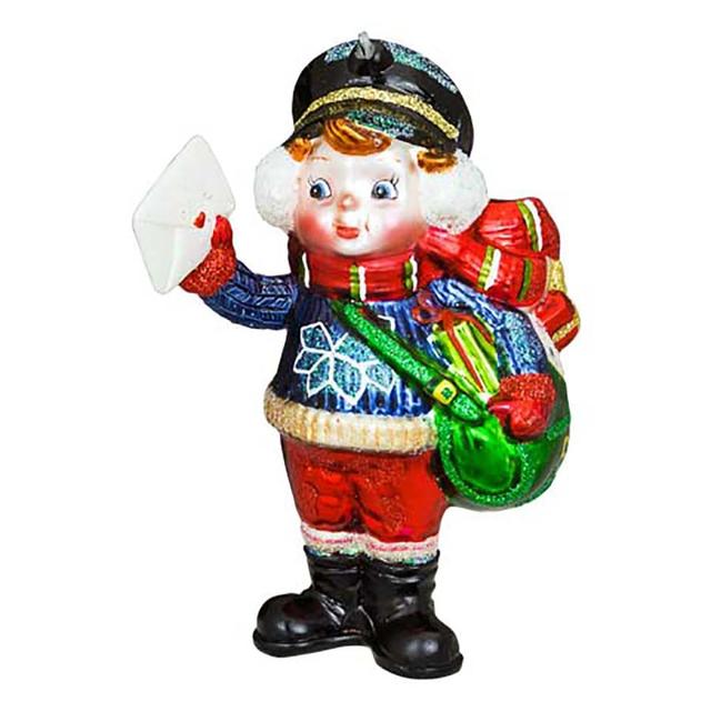 Ёлочная игрушка Почтальон с подарками Holiday Classics