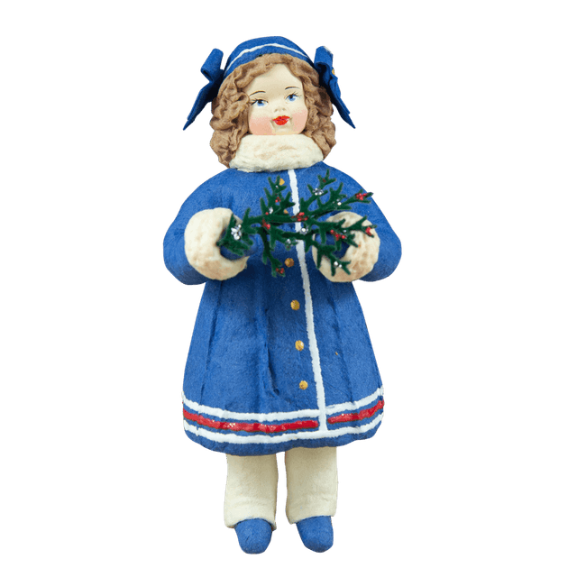 Ёлочная игрушка Девочка в синем Душистыя радости
