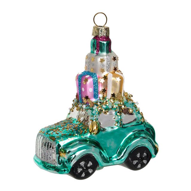 Ёлочная игрушка Автомобиль с подарками Holiday Classics