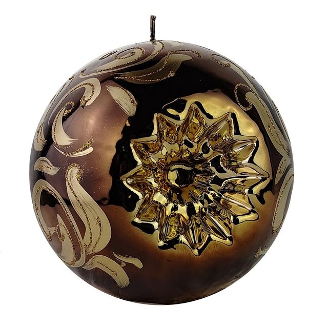 Свеча новогодняя Шар-Семафор Candele Firenze, 10 см
