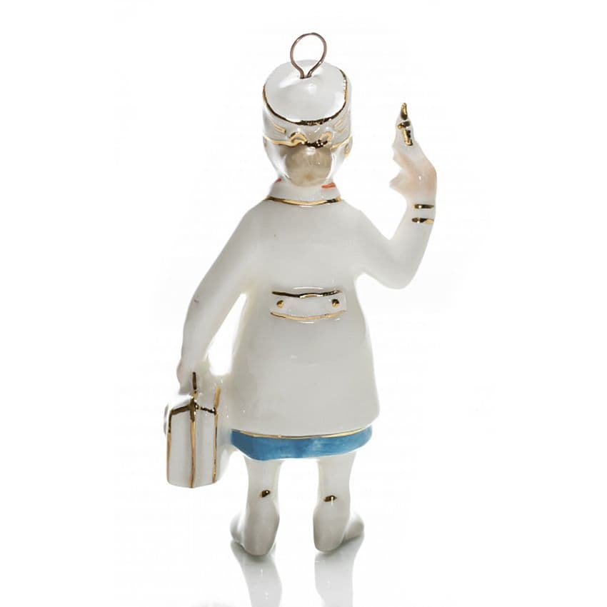 Ёлочная игрушка Медсестра Фарфоровая мануфактура | Фото 2