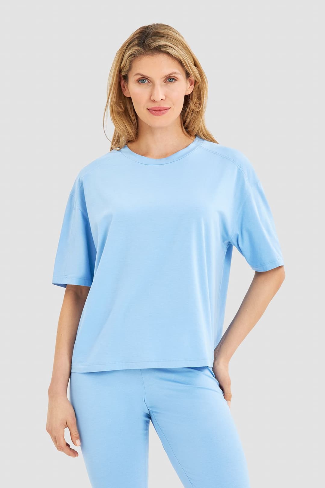 Женская домашняя футболка Rosch | Фото 2