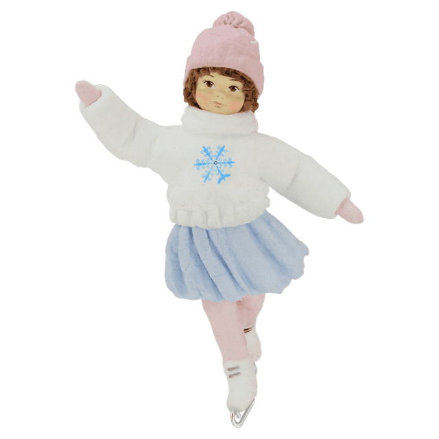 Ёлочная игрушка Девочка на коньках Душистыя радости