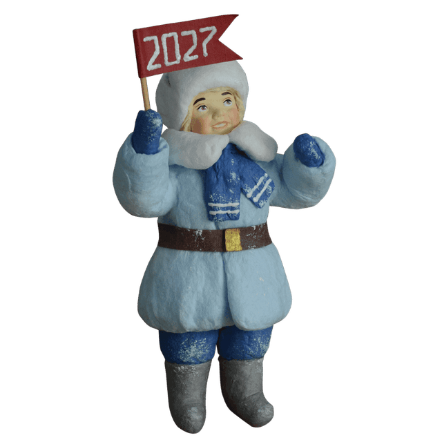 Ёлочная игрушка Мальчик с флажком Душистыя радости