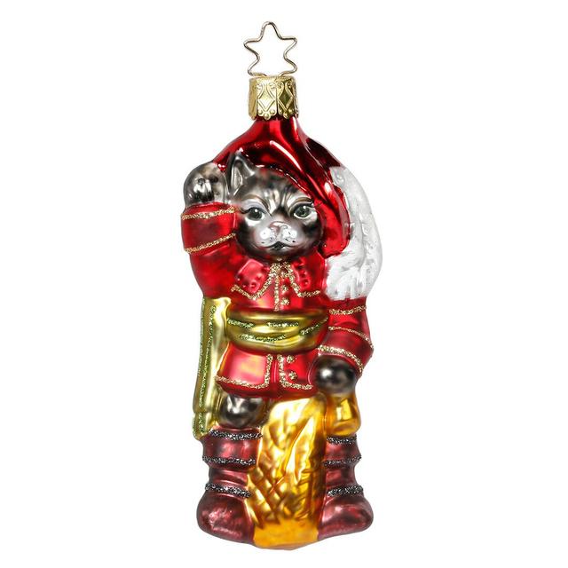 Ёлочная игрушка Кот в сапогах, Inge Glas, 12 см