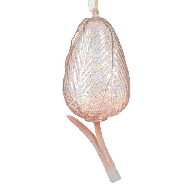 Ёлочная игрушка Тюльпан Kaemingk, 14 см