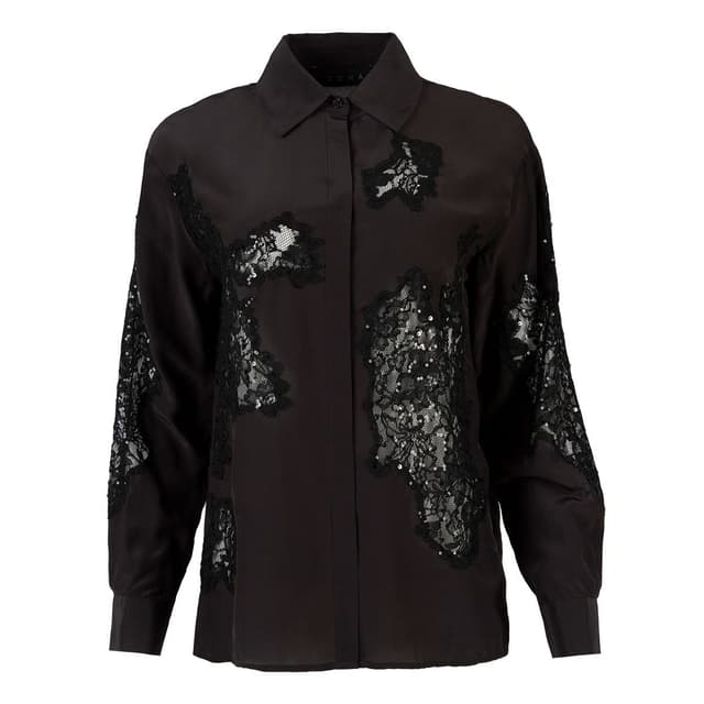 Женская блуза с кружевом KAOS