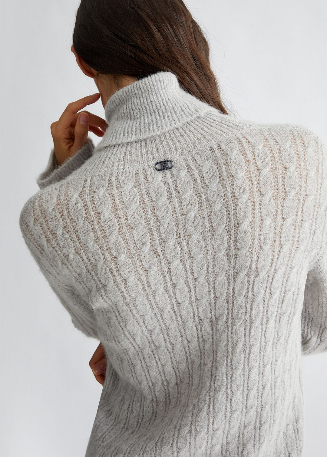 Женский свитер фактурной вязки LIU JO | Фото 6