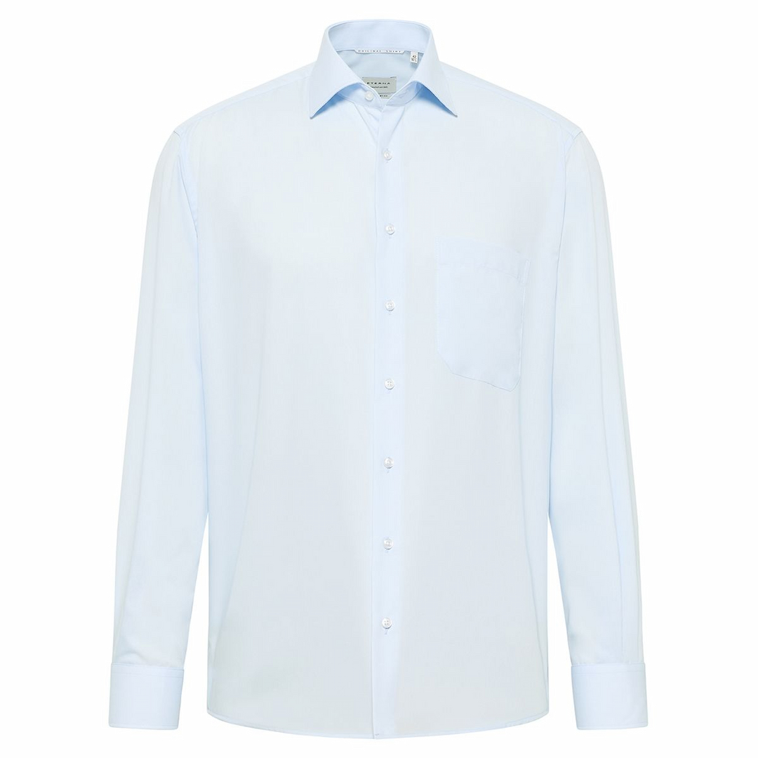 Мужская голубая сорочка Eterna | Фото 2
