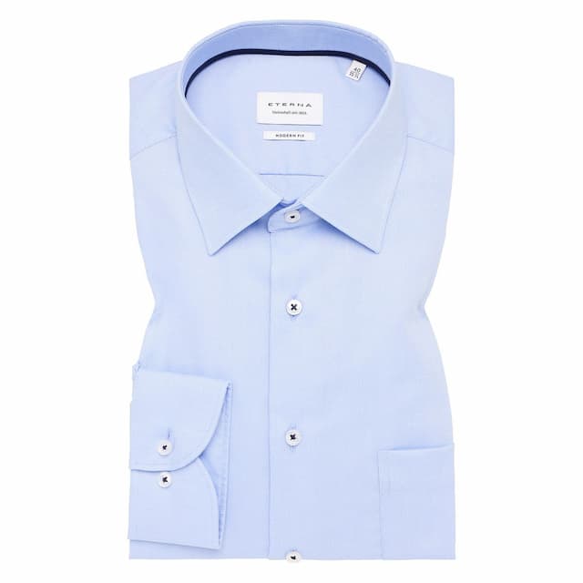 Мужская однотонная сорочка Eterna