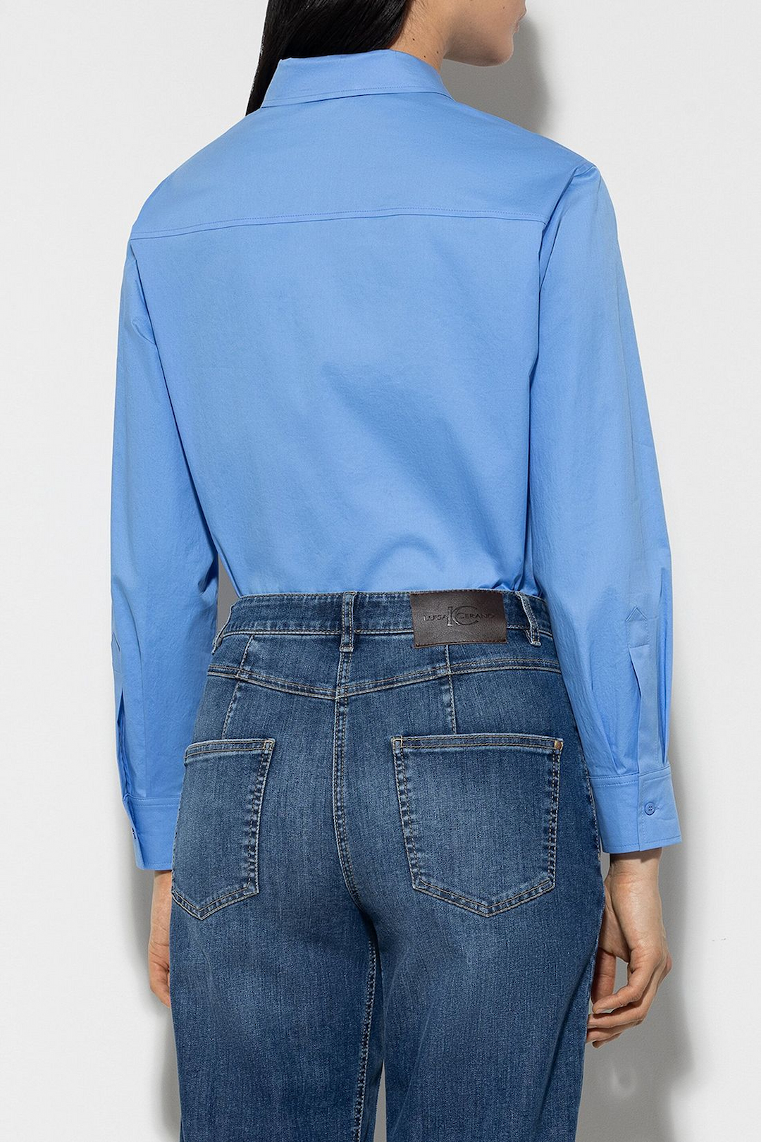 Женская однотонная рубашка Luisa Cerano | Фото 5